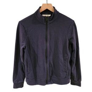 Ice Breaker Navy Blue Wool/Cotton Blend Full Zip Sweatshirt